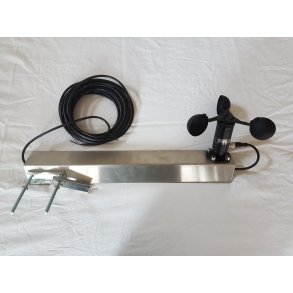 Mastebeslag for vindhastighedog retnings,-sensor (vist med sensor)