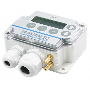 DPI-serien elektroniske tryktransmitter og pressostat m/ 1 rel   +/-500Pa